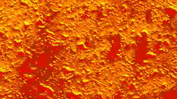 Abstract Red Fiery Futuristic Animated Background Moving Volumetric Surface Saver — стоковое видео