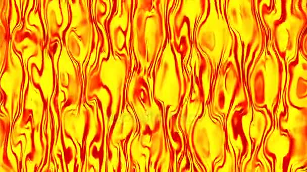 Ahorro Pantalla Fondo Animado Abstracto Con Ondas Fuego — Vídeo de stock