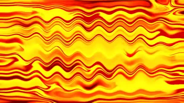 Abstract Animated Background Screen Saver Fire Waves — Stock Video