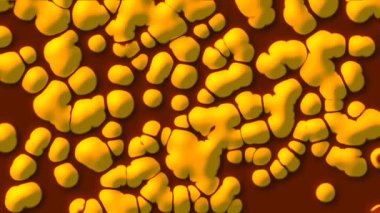 Soyut animasyonlu ekran koruyucu arka planda parçacıklar hareket ile sıcak tonları