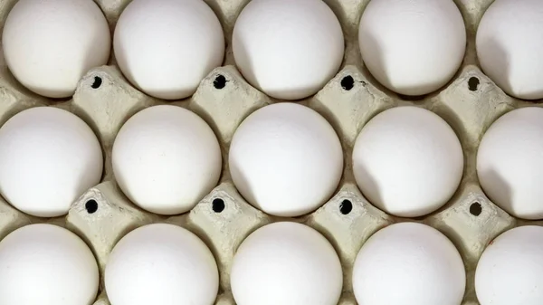 Fresh raw chicken eggs — Stock Photo, Image