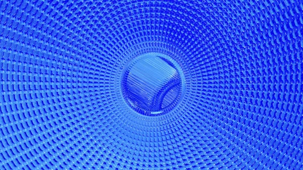 Fundo geométrico abstrato azul — Fotografia de Stock