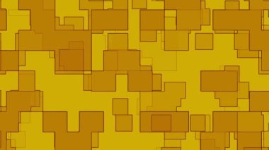 Ayarlanabilir dikdörtgenler bilgisayar işleyici hareketli animasyonlu kahverengi arka plan ekran koruyucu