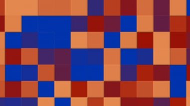 Animasyonlu arka plan rengini ve boyutunu toplu bilgisayar oluşturma etkisi ile değiştirmek dikdörtgenler