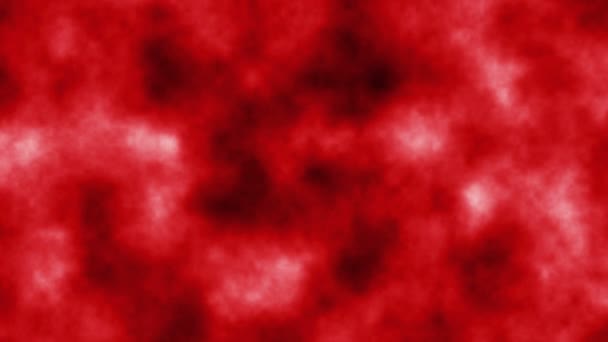抽象动画背景的移动红色程式化星云 烟雾计算机渲染 — 图库视频影像