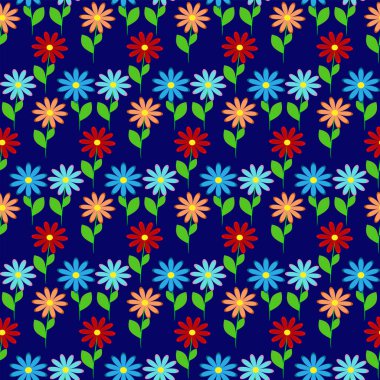 Kusursuz vektör çiçek deseni