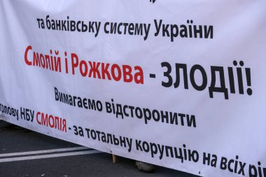 Ukrayna Merkez Bankası yakınlarındaki toplu grev