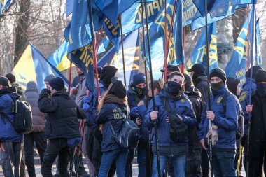 Ukraynalı Verkhovna Rada yakınlarında toplu grev