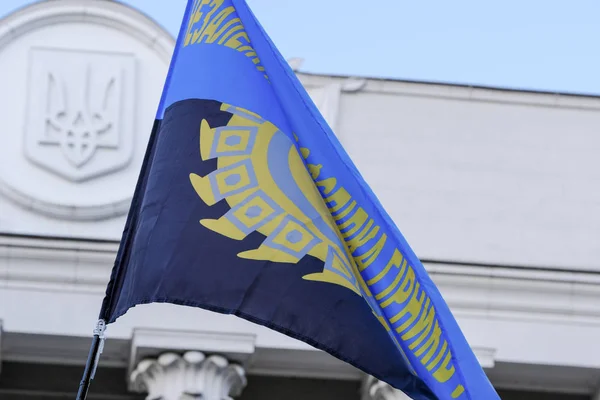 Mass strejk nära Verkhovna Rada i Ukraina — Stockfoto