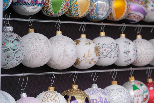 Comercio callejero Navidad souvenirs tradicionales — Foto de Stock