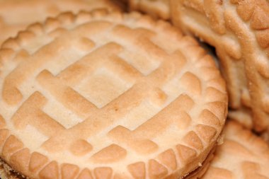 Kurabiyeler yuvarlak.