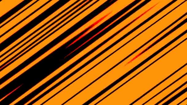 Abstract Video Clip Computer Rendering Colored Stripes Screen Saver Moving — Stock Video