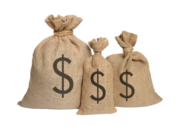 Three bags from a sacking — Stock Photo, Image