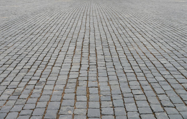 Old cobblestone pavement