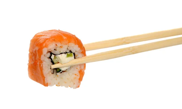 Sushi med röd fisk. — Stockfoto