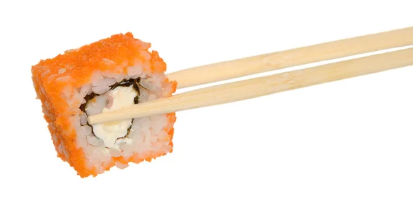 Sushi com caviar vermelho. — Fotografia de Stock