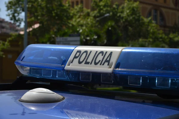 A sirene policial — Fotografia de Stock