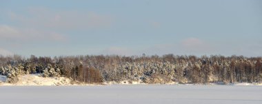 Güzel kış manzarası