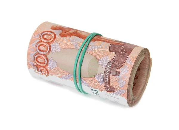 Banknotes five thousand rubles — Stock Photo, Image