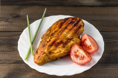 Izgara tavuk göğsü.