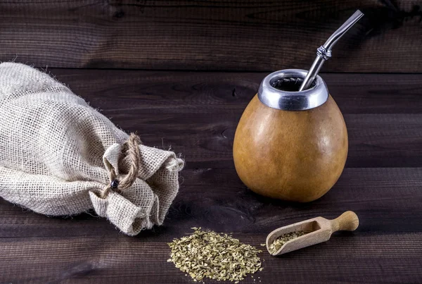 Yerba mate tök matero — Stock Fotó