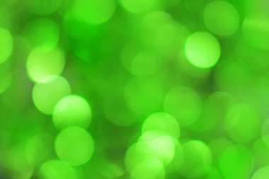 Yeşil bokeh arka plan