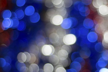 kırmızı, beyaz ve mavi bokeh arka plan