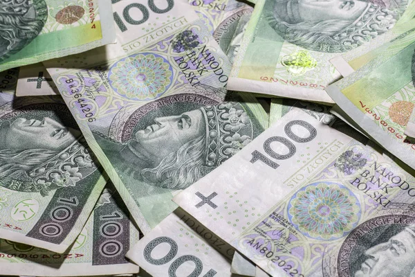 Fundo de dinheiro polaco. Zloty... — Fotografia de Stock