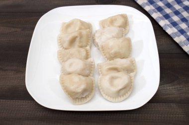 geleneksel Lehçe köfte, pierogi ruskie