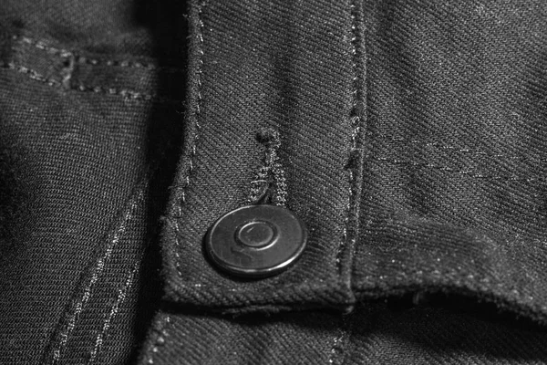 Black jeans close up — Stock Photo, Image