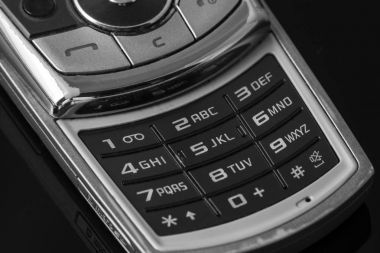 cep telefonu sayısal klavye
