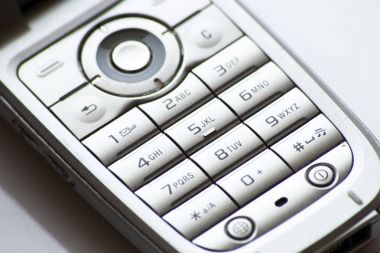cep telefonu sayısal klavye