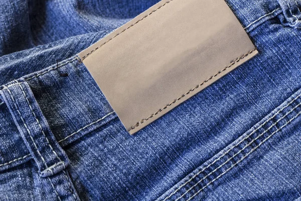 Blue jeans close up — Stock Photo, Image