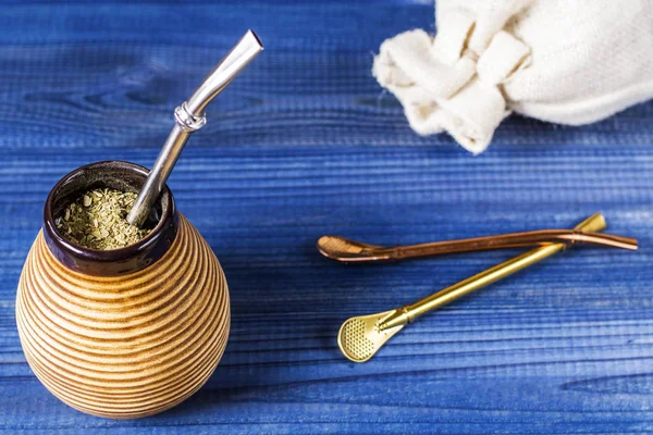 Yerba mate koncepcja zdjęcie — Zdjęcie stockowe