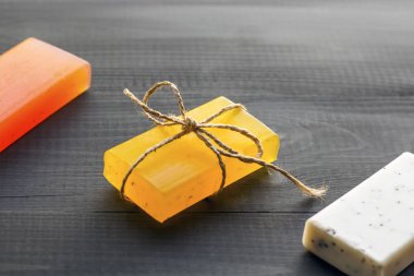 renk güzel kokulu sabun. Spa konsept arka plan