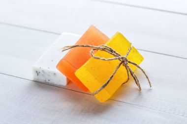 renk güzel kokulu sabun. Spa konsept arka plan