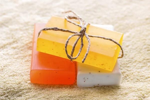renk güzel kokulu sabun. Spa konsept arka plan