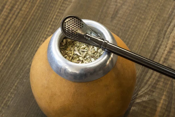 Yerba mate drink — Stockfoto