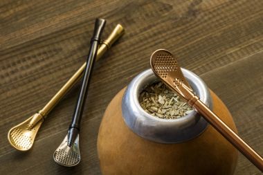 yerba dostum, geleneksel Güney Amerika içki