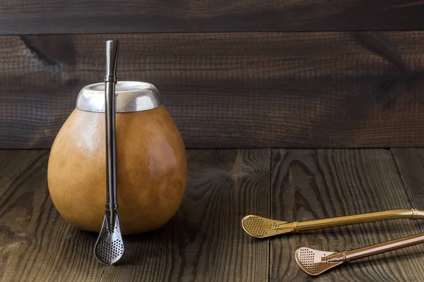 Yerba mate, traditionell sydamerikanska dryck — Stockfoto