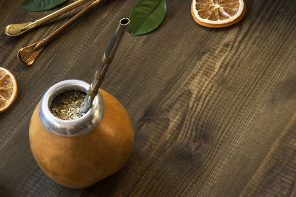 Tradycyjna yerba mate — Zdjęcie stockowe