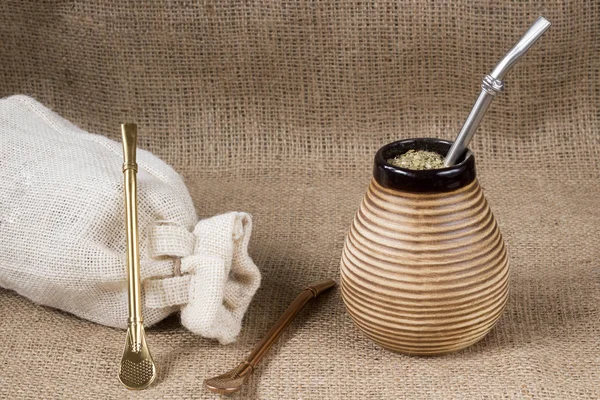 伝統的なマテ茶 — ストック写真