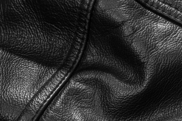 Kožená bunda zblízka — Stock fotografie
