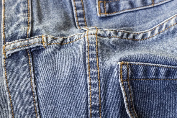 Blue jeans close up — Stock Photo, Image