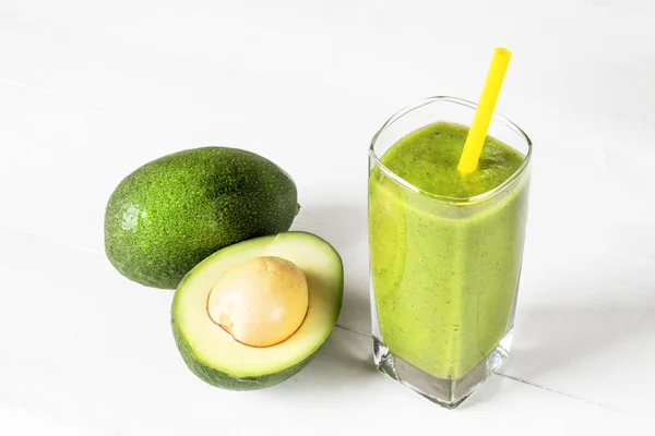 Fresh Avocado Smoothie Cocktail Drink Healthy Lifestyle Concept Stock Image