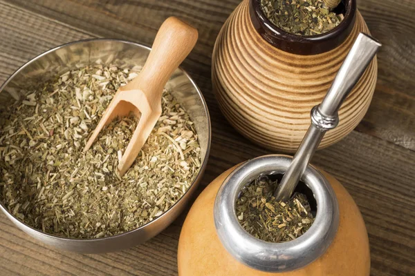 Traditionella Yerba Mate Drink — Stockfoto