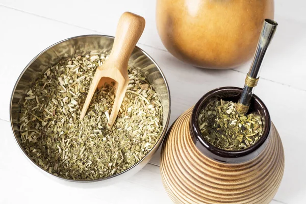 Traditional Yerba Mate Drink — Stock Photo, Image