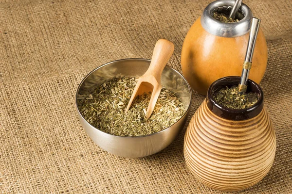 Παραδοσιακό Yerba Mate Ποτό — Φωτογραφία Αρχείου