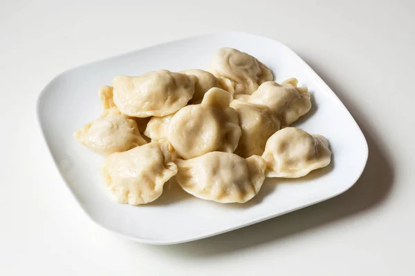 Gnocchi Smalto Tradizionali Chiamati Pierogi Ruskie — Foto Stock