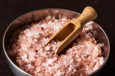 Himalaya kristal tuz yakın çekim